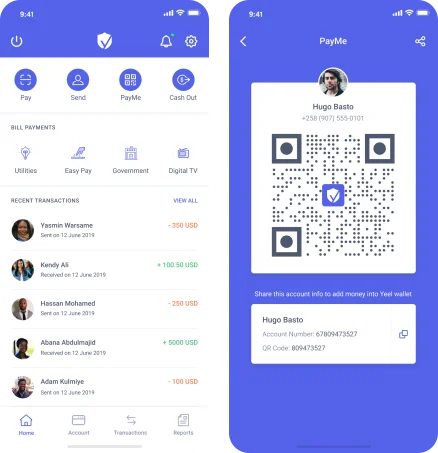 Improved onboarding experience for the fintech app Yeel Pay